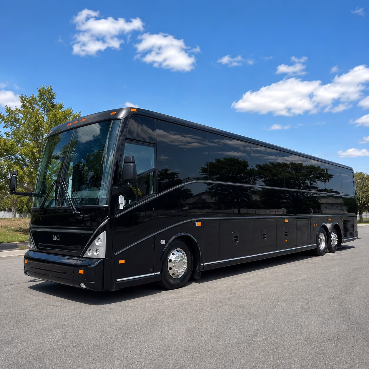 richmond charter bus rental exterior